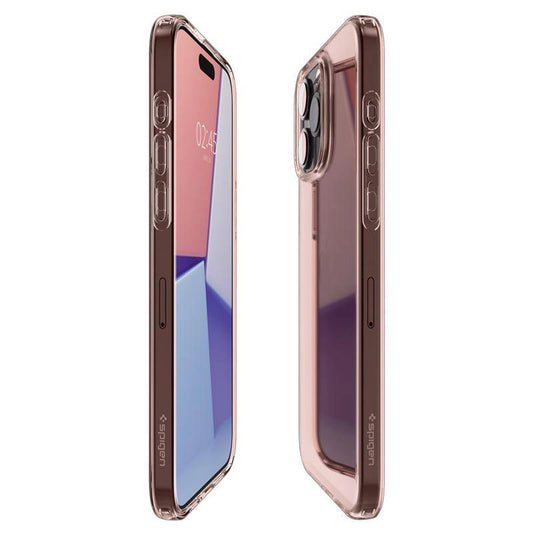 Spigen Crystal Flex Case for iPhone 15 Pro Max - Pink/Transparent_0