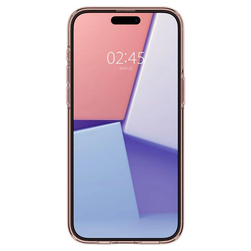 Spigen Crystal Flex Case for iPhone 15 Pro Max - Pink/Transparent_2