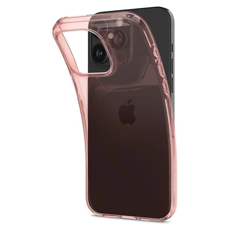 Spigen Crystal Flex Case for iPhone 15 Pro Max - Pink/Transparent_5