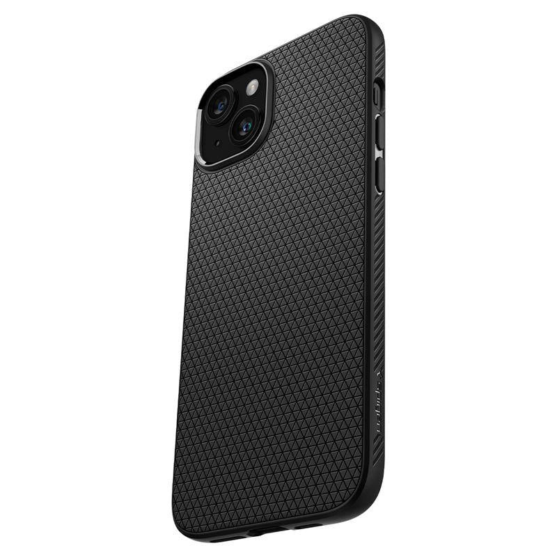 Spigen Liquid Air Case for iPhone 15 Plus - Matte Black_16