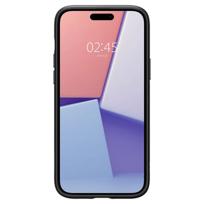 Spigen Liquid Air Case for iPhone 15 Plus - Matte Black_2
