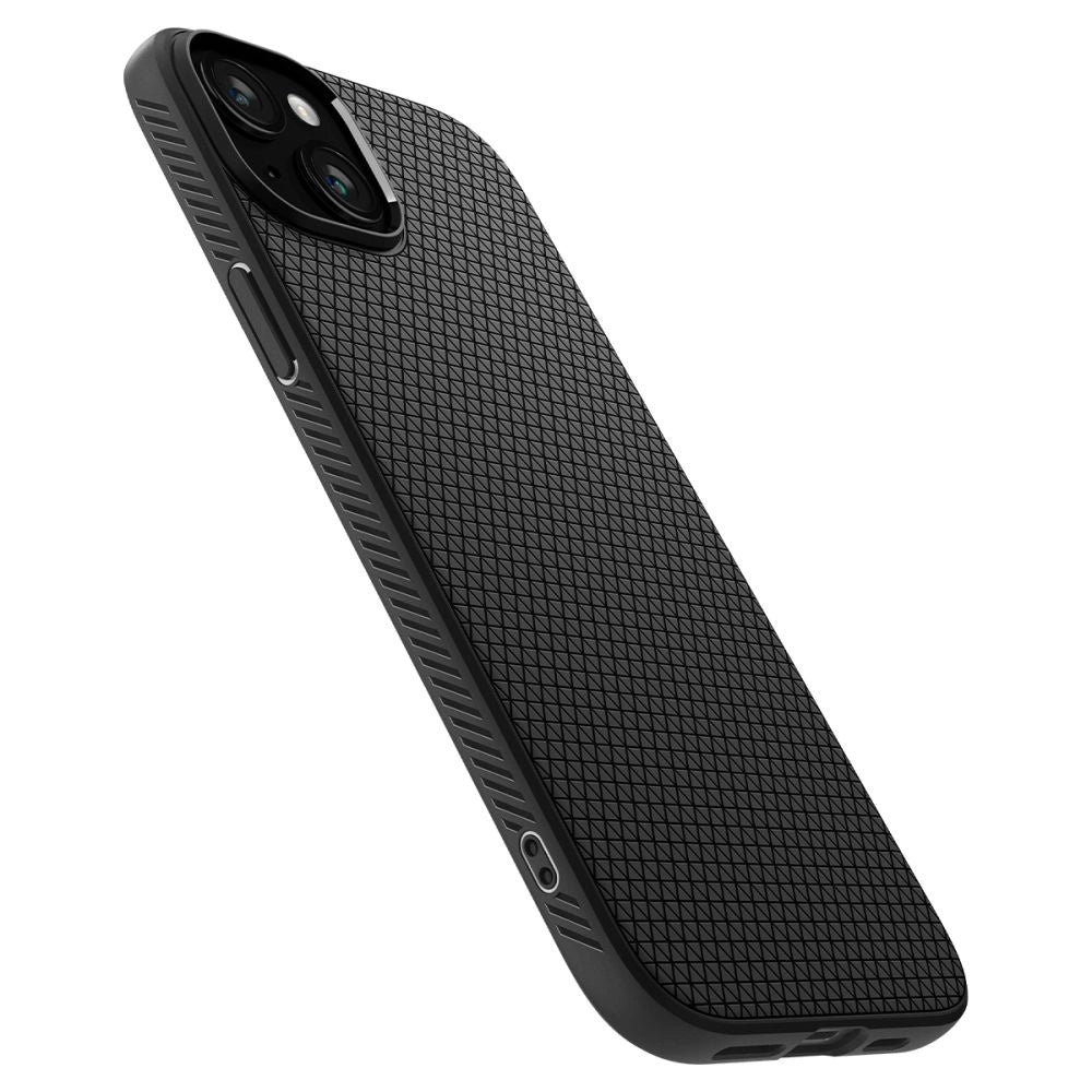 Spigen Liquid Air Case for iPhone 15 Plus - Matte Black_8