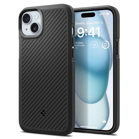 Spigen Core Armor iPhone 15 Plus Case - Matte Black_0