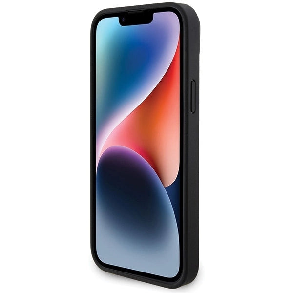 BMW Leather Carbon case for iPhone 15 Plus - black_4