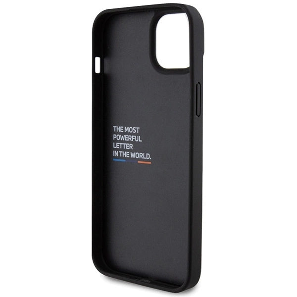 BMW Leather Carbon case for iPhone 15 Plus - black_6
