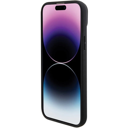 BMW Leather Hot Stamp case for iPhone 15 Plus - black_4