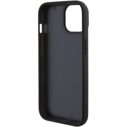 BMW Leather Hot Stamp case for iPhone 15 Plus - black_6