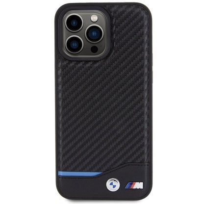 BMW Leather Carbon case for iPhone 15 Pro Max - black_2