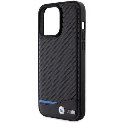 BMW Leather Carbon case for iPhone 15 Pro Max - black_5
