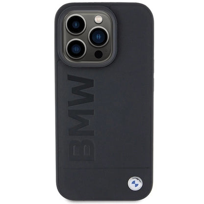 BMW MagSafe Leather Hot Stamp case for iPhone 15 Pro - black_2