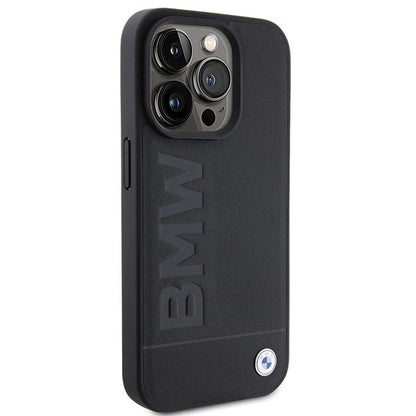 BMW MagSafe Leather Hot Stamp case for iPhone 15 Pro - black_3