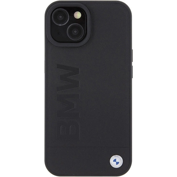 BMW MagSafe Leather Hot Stamp case for iPhone 15 Plus - black_2