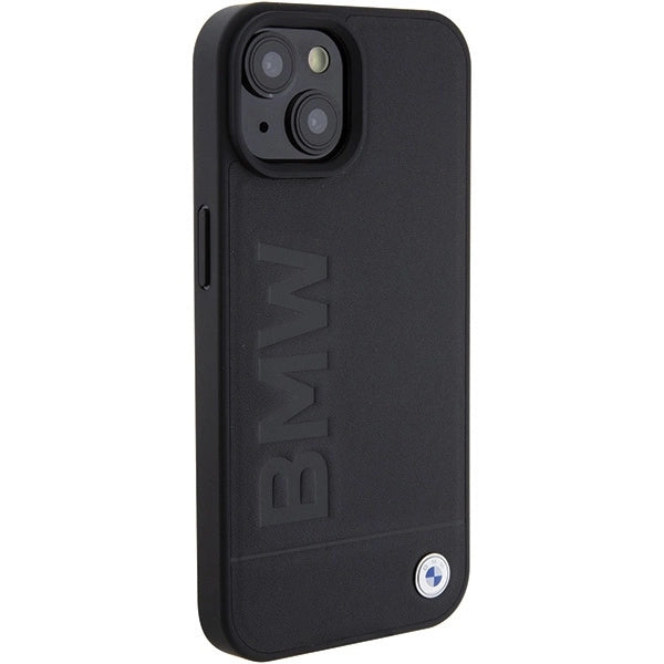 BMW MagSafe Leather Hot Stamp case for iPhone 15 Plus - black_3