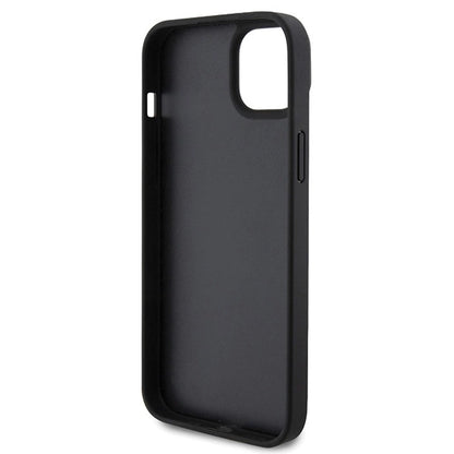 Ferrari Twist Metal Logo case for iPhone 15 Plus - black_6