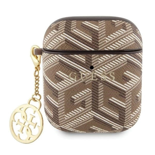 Guess GUA2PGCE4CW case for AirPods 1/2 - brown GCube Charm_0