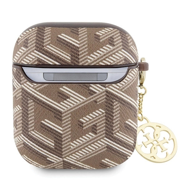 Guess GUA2PGCE4CW case for AirPods 1/2 - brown GCube Charm_1