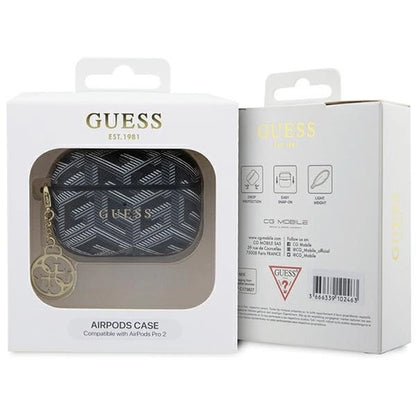 Guess GUAP2PGCE4CK case for AirPods Pro 2 cover - black GCube Charm_3
