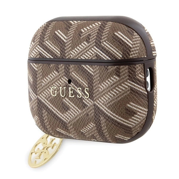 Guess GUAP2PGCE4CW case for AirPods Pro 2 cover - brown GCube Charm_2
