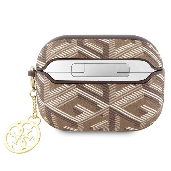 Guess GUAPPGCE4CW case for AirPods Pro - brown GCube Charm_1