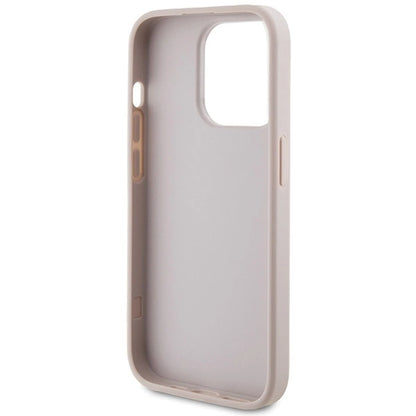 Guess 4G Metal Gold Logo case for iPhone 15 Pro - pink_6