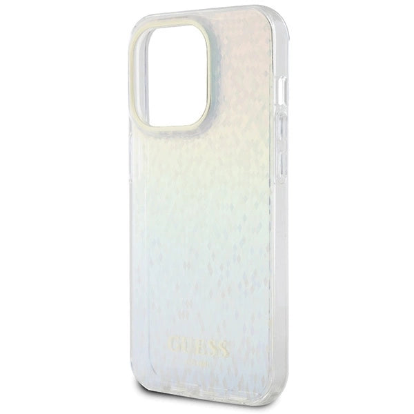Guess IML Faceted Mirror Disco Iridescent case for iPhone 15 Pro - multicolored_5