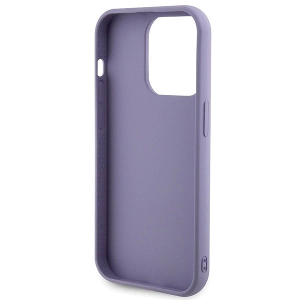 Guess Sequin Script Metal case for iPhone 15 Pro - purple_6