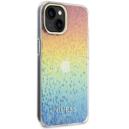 Guess IML Faceted Mirror Disco Iridescent case for iPhone 15 - multicolored_3