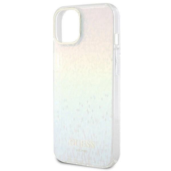 Guess IML Faceted Mirror Disco Iridescent case for iPhone 15 - multicolored_5