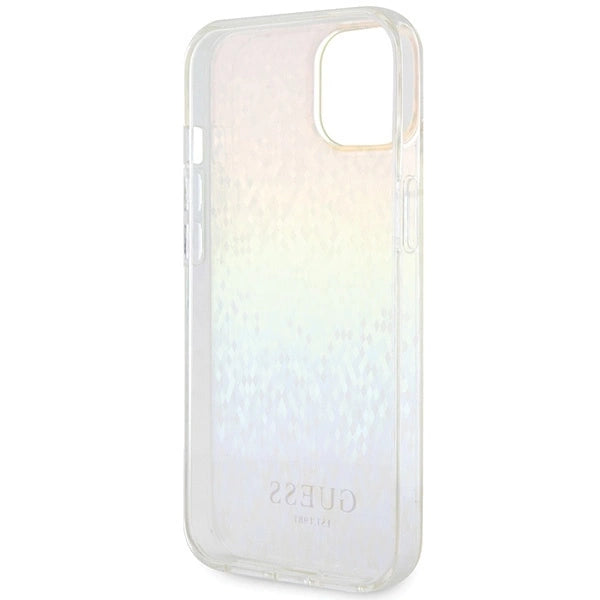 Guess IML Faceted Mirror Disco Iridescent case for iPhone 15 - multicolored_6