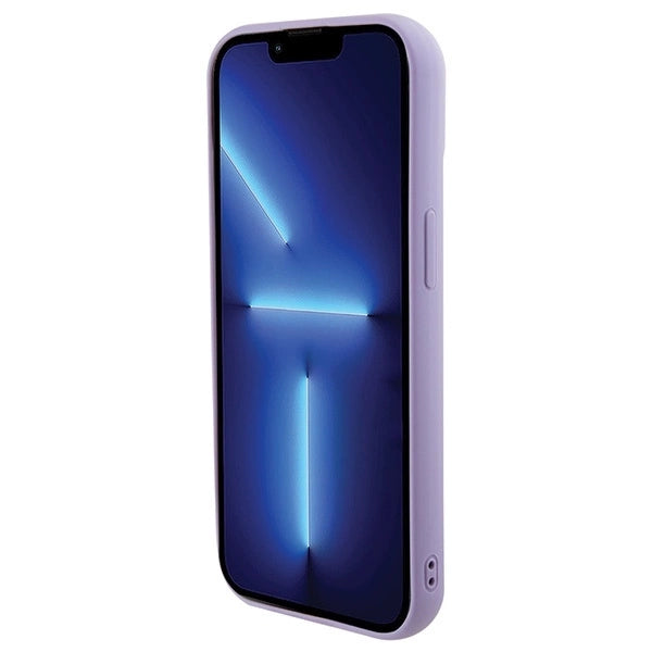 Guess Sequin Script Metal case for iPhone 15 - purple_5