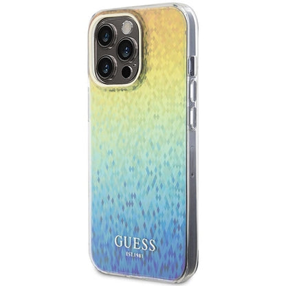 Guess IML Faceted Mirror Disco Iridescent case for iPhone 15 Pro Max - multicolored_1