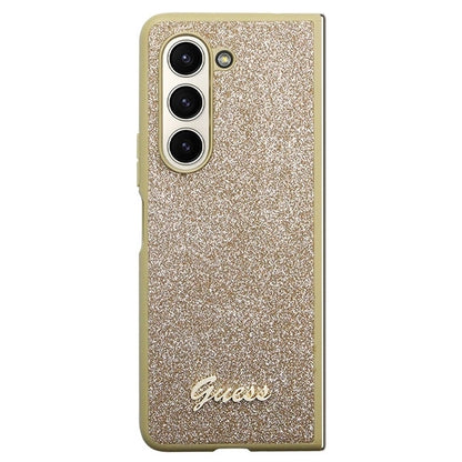 Guess Glitter Script case for Samsung Galaxy Z Fold 5 - gold_1