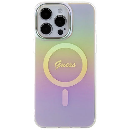 Guess IML Iridescent MagSafe case for iPhone 15 Pro - pink_2