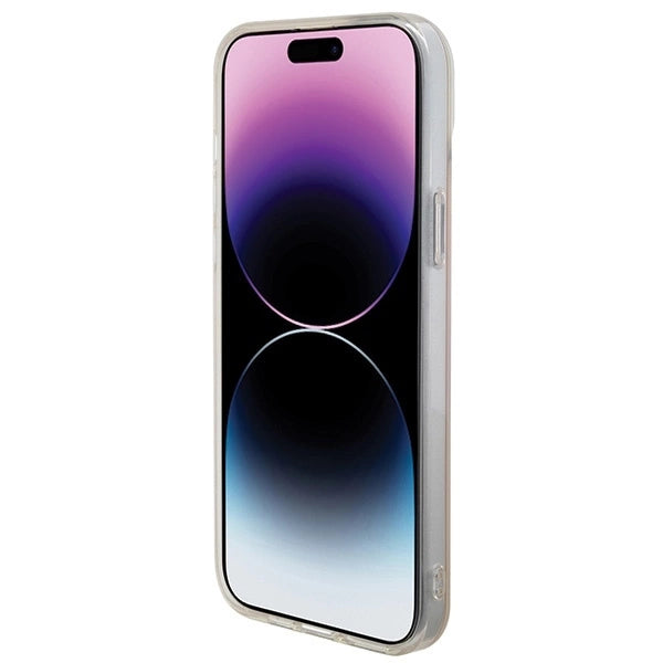Guess IML Iridescent MagSafe case for iPhone 15 Pro - pink_4