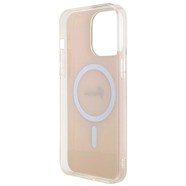 Guess IML Iridescent MagSafe case for iPhone 15 Pro - pink_6