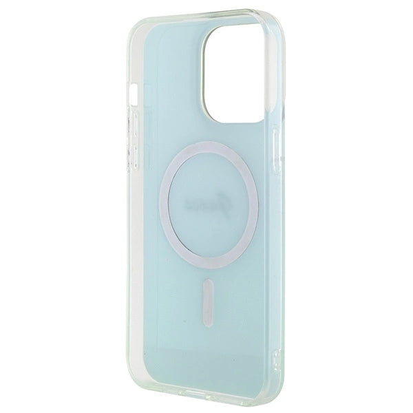 Guess IML Iridescent MagSafe case for iPhone 15 Pro - turquoise_6