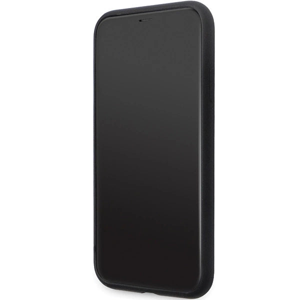 Karl Lagerfeld KLHCN61SMHCNPK case for iPhone 11 / Xr - black Silicone C Metal Pin_4