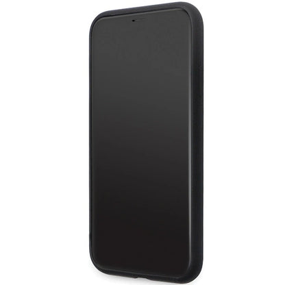 Karl Lagerfeld KLHCN61SMHKNPK case for iPhone 11 / Xr - black Silicone Ikonik Metal Pin_4
