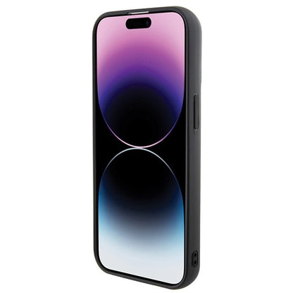 Karl Lagerfeld 3D Rubber Multi Logo case for iPhone 15 - black_4