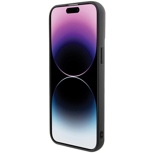 Karl Lagerfeld 3D Rubber Multi Logo case for iPhone 15 Pro Max - black_4