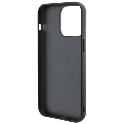 Karl Lagerfeld 3D Rubber Multi Logo case for iPhone 15 Pro Max - black_6