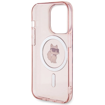 Karl Lagerfeld IML Choupette MagSafe case for iPhone 15 Pro - pink_6