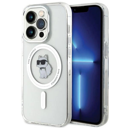 Karl Lagerfeld IML Choupette MagSafe case for iPhone 15 Pro - transparent_0