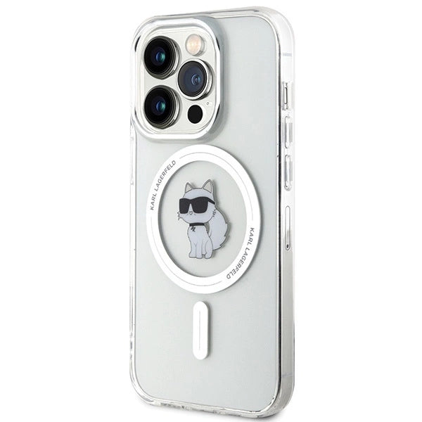 Karl Lagerfeld IML Choupette MagSafe case for iPhone 15 Pro - transparent_1