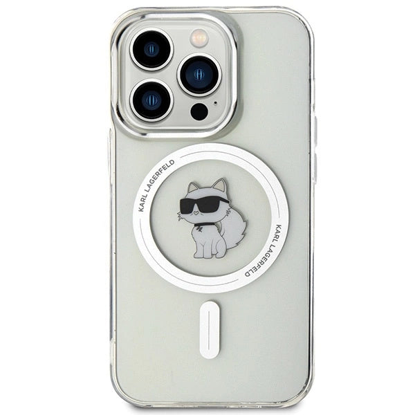 Karl Lagerfeld IML Choupette MagSafe case for iPhone 15 Pro - transparent_2