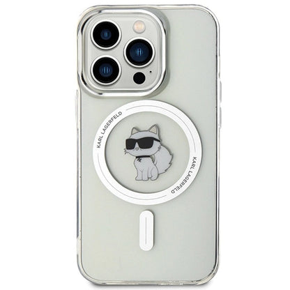 Karl Lagerfeld IML Choupette MagSafe case for iPhone 15 Pro - transparent_2