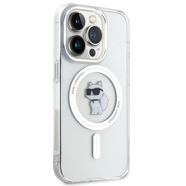 Karl Lagerfeld IML Choupette MagSafe case for iPhone 15 Pro - transparent_3
