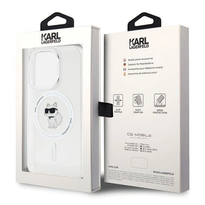 Karl Lagerfeld IML Choupette MagSafe case for iPhone 15 Pro - transparent_7