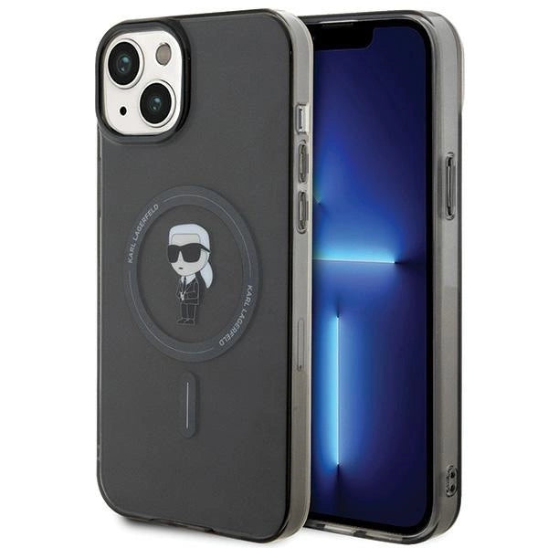 Karl Lagerfeld IML Ikonik MagSafe case for iPhone 15 Plus - black_0