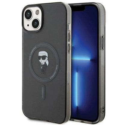 Karl Lagerfeld IML Ikonik MagSafe case for iPhone 15 Plus - black_0